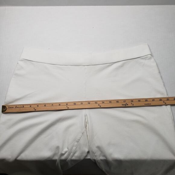Pure J. Jill Pull On Capri Pants Womens XL White Elastic Waist Pima Cotton Modal - Picture 14 of 16